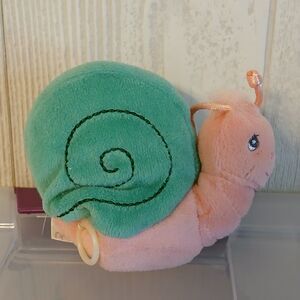 Precious Moments Snail 1999 Plush Stuffed Animal Toy Beanbag 5" Bug